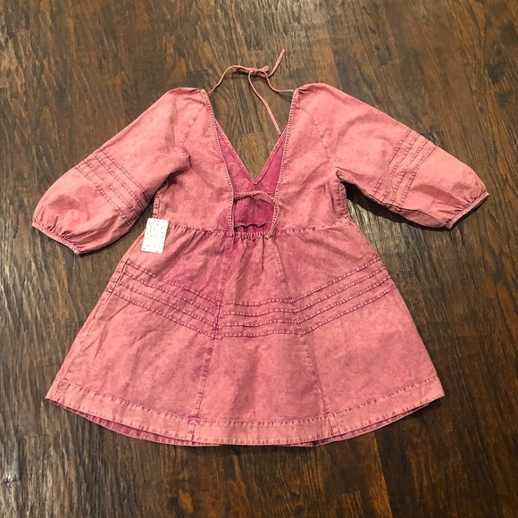 FREE PEOPLE Sweet Surrender Denim Minidress XL - Picture 12 of 12